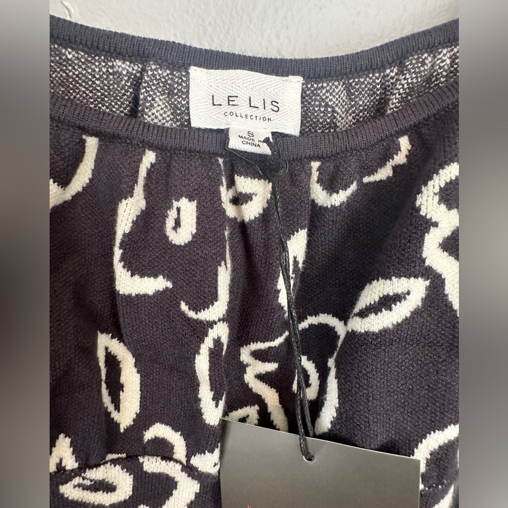 Le Lis Floral Black and White Women's Skirt Set size small nwt - Picture 6 of 7